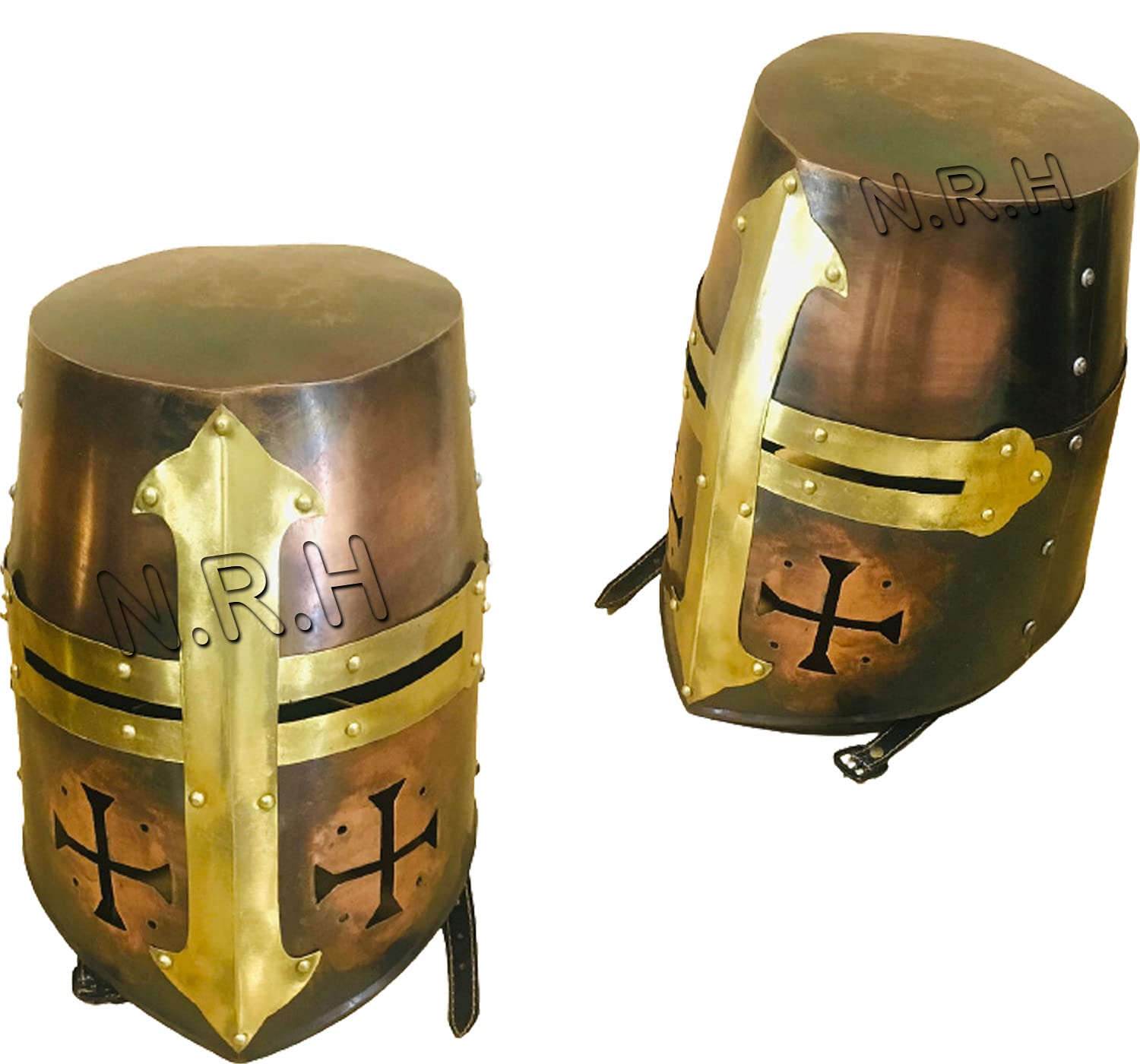 Mittelalterlicher Tempelritterhelm Larp Rüstung Römischer Ritter Kostüm Helm