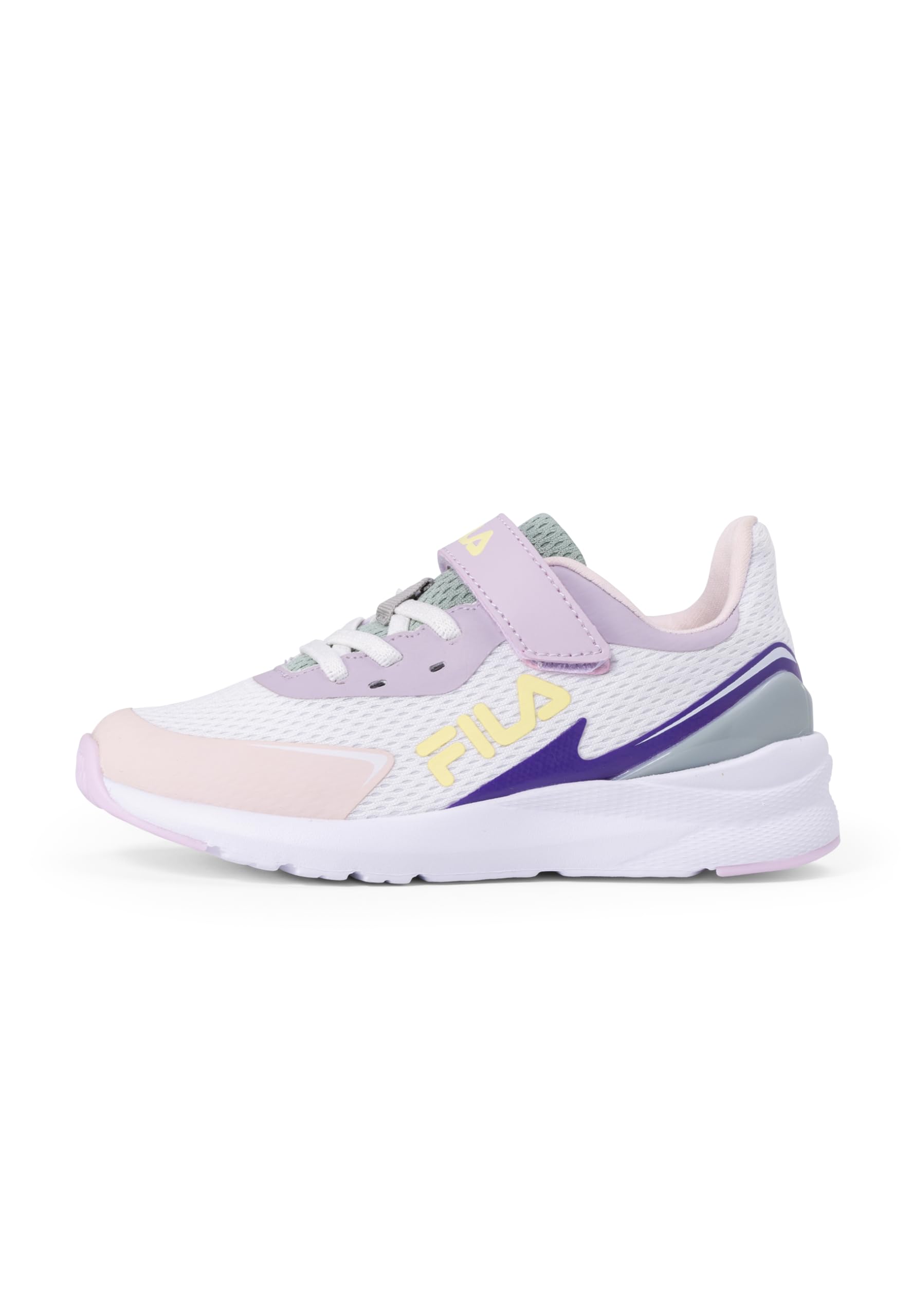 FILA Unisex Kinder Laufschuh Crusher V Kids, White Dahlia Purple, 35 EU