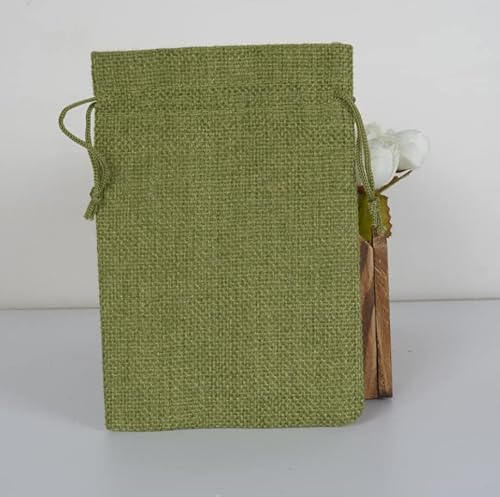 Stoffbeutel mit Kordelzug Sackleinen Taschen mit Kordelzug Jute Schmuck Beutel Packung Lagerung Mini Säcke Geschenk Tasche für Hochzeitsfeier Geburtstagsdusche Jutebeutel Geschenktüten mit Kordelzug (