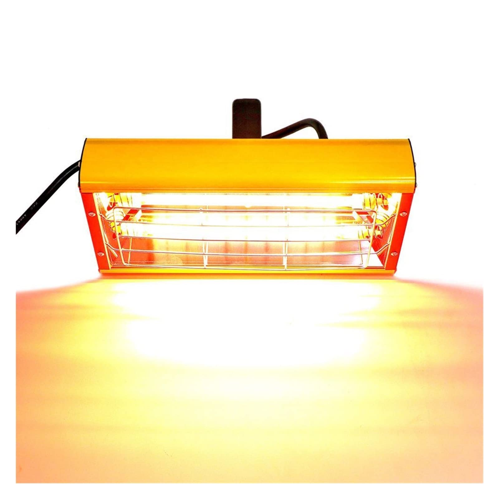 SHEHUALI Farbtrockner, 2000W Infrarotfarbe Härtungslampe Handheld Kurzwelle Backen Infrarotfarbe Kabine Heizung Infrarot Heizung Lampe Trockner zum Aushärten von Farbe Auto Körper(EU)