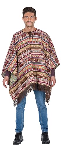 PartyXPeople 119228-STD Poncho, Mehrfarbig, Standard