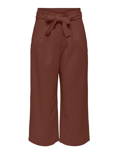 JdY Damen JDYTANJA Culotte Pant JRS NOOS Stoffhose, Cherry Mahogany, X-Small