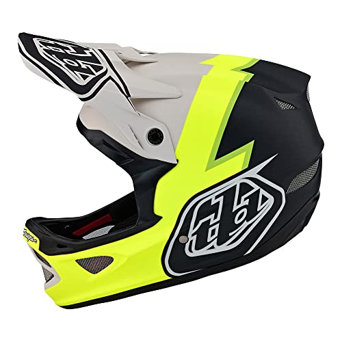 Troy Lee Designs Downhill MTB-Helm D3 Fiberlite Gelb Gr. M