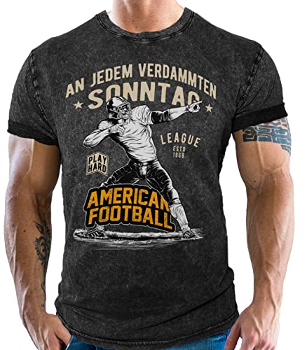 T-Shirt für American Football Fans: An jedem verdammten Sonntag XL