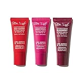 Dr. Lipp Superfood Tint – Für Lippen, Wangen und Augenlider Roter Rettich, Holunder und Süßkartoffel – 100 % natürliche pflanzliche Pigmente, natürlicher Roséschimmer – 0,27 fl oz/8 ml – 3er-Pack