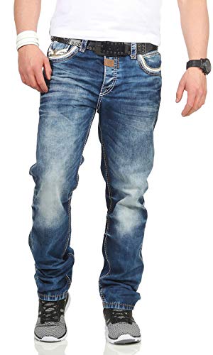 Cipo & Baxx Herren Jeans Regular Fit, Größe:W32 L34