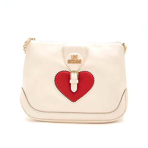 Love Moschino Damen Borsa Pu Avorio Umhngetasche, Mehrfarbig