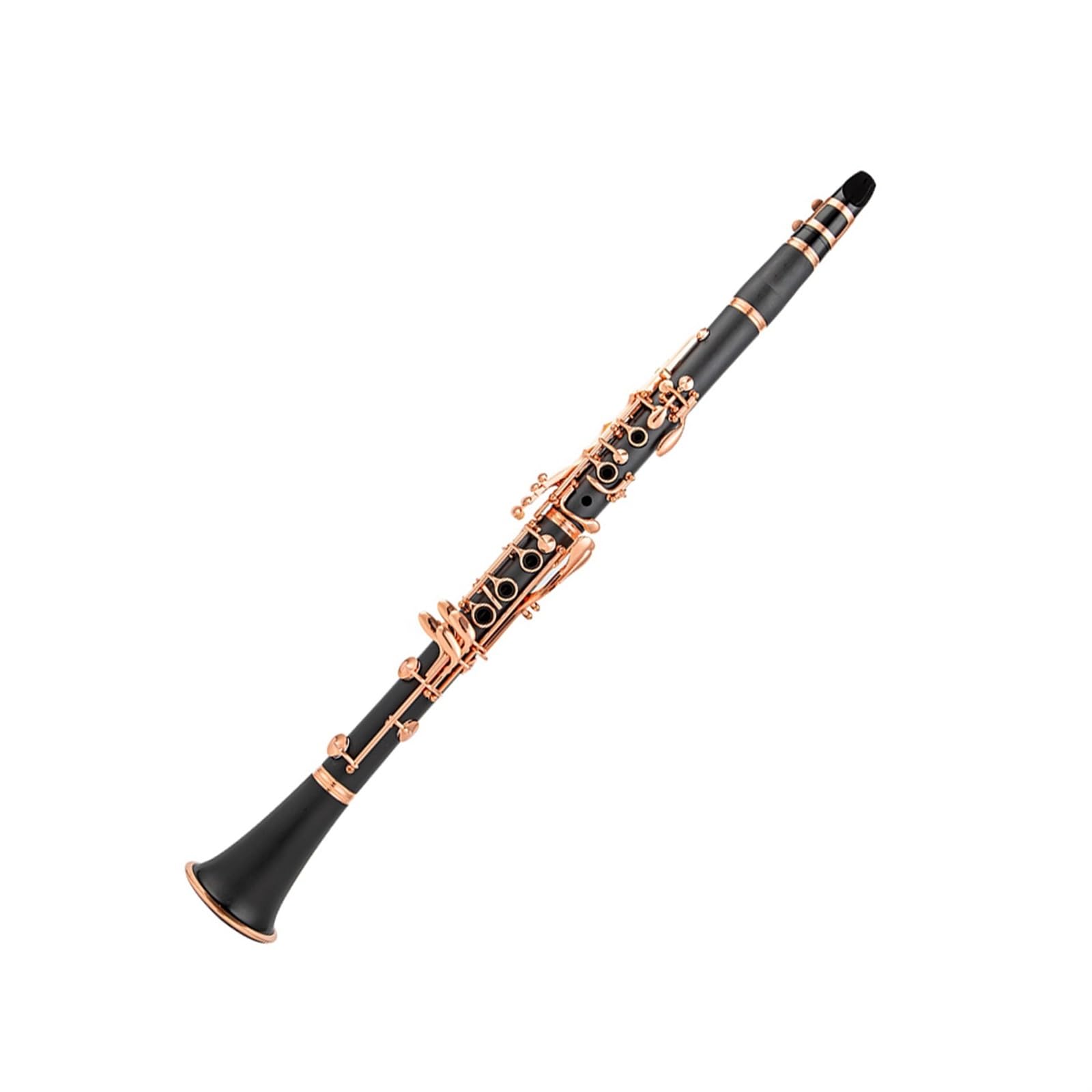 Studentisches Professionelles Musikinstrument B-Klarinette Lack Roségold 17 Schwarze Klarinette Anfänger klarinetten