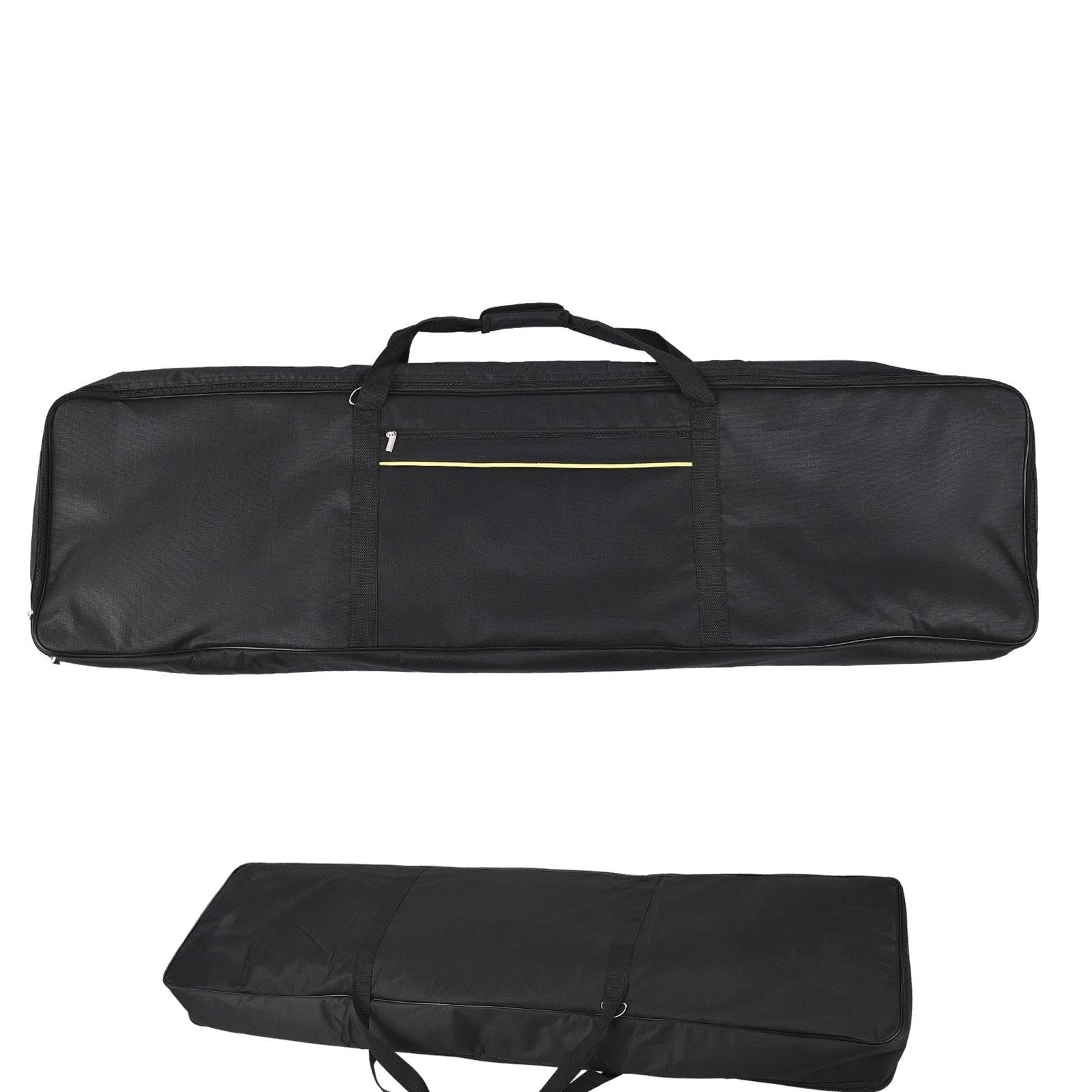 Nbhuiakl Tasche für elektrische Klaviertastatur, wasserdichte Tasche – Keyboardbehälter mit 88 Tasten – verdickte Tastaturtasche für ergonomischer Reisegriff, stoßfest, 136 x 33 x 17 cm, Se référer au