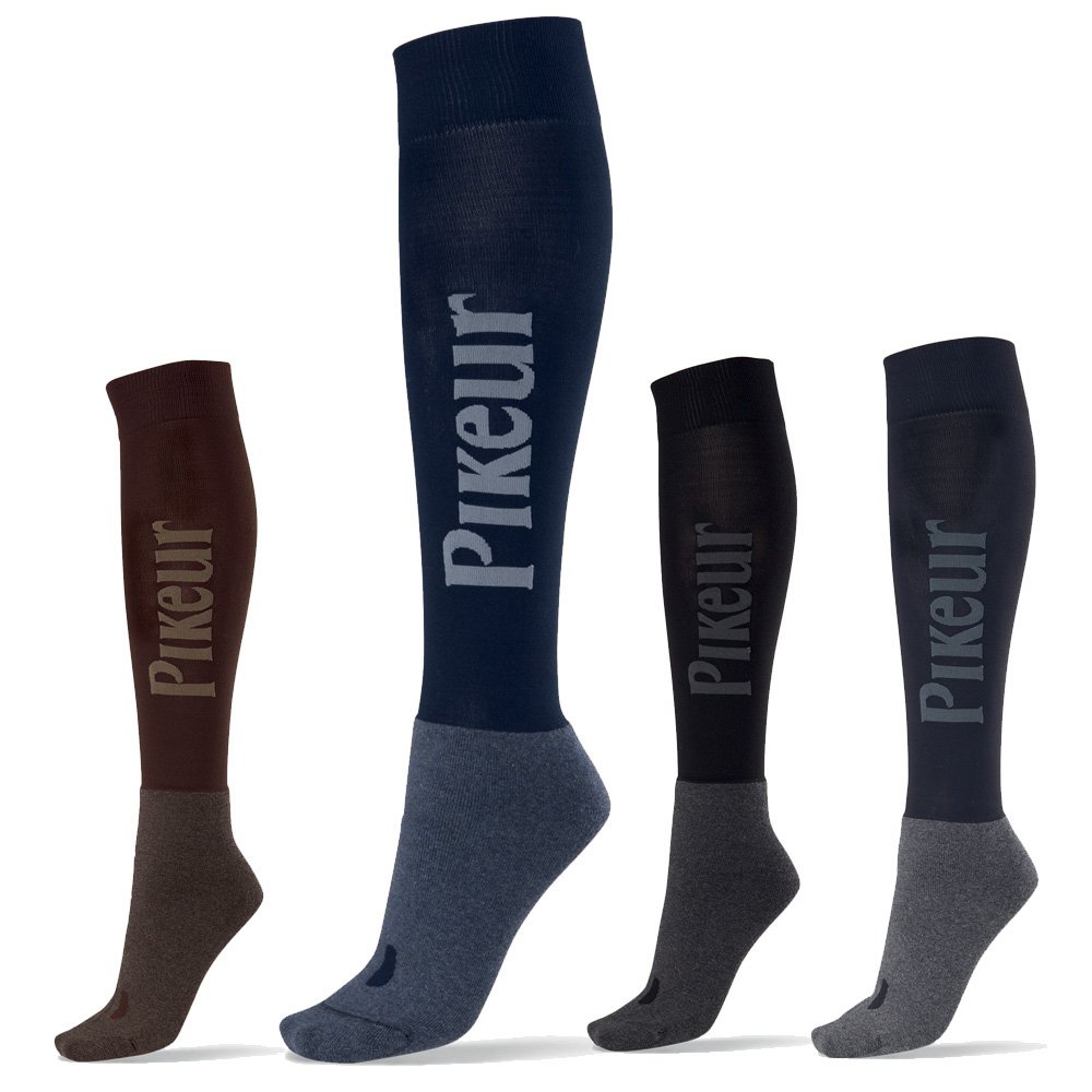 PIKEUR Reiter Socken mit PIKEUR Schriftzug