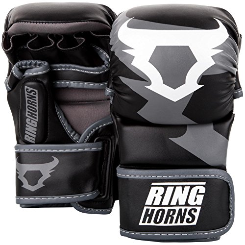 Ringhorns Charger MMA Sparring Handschuhe, Schwarz, S/M