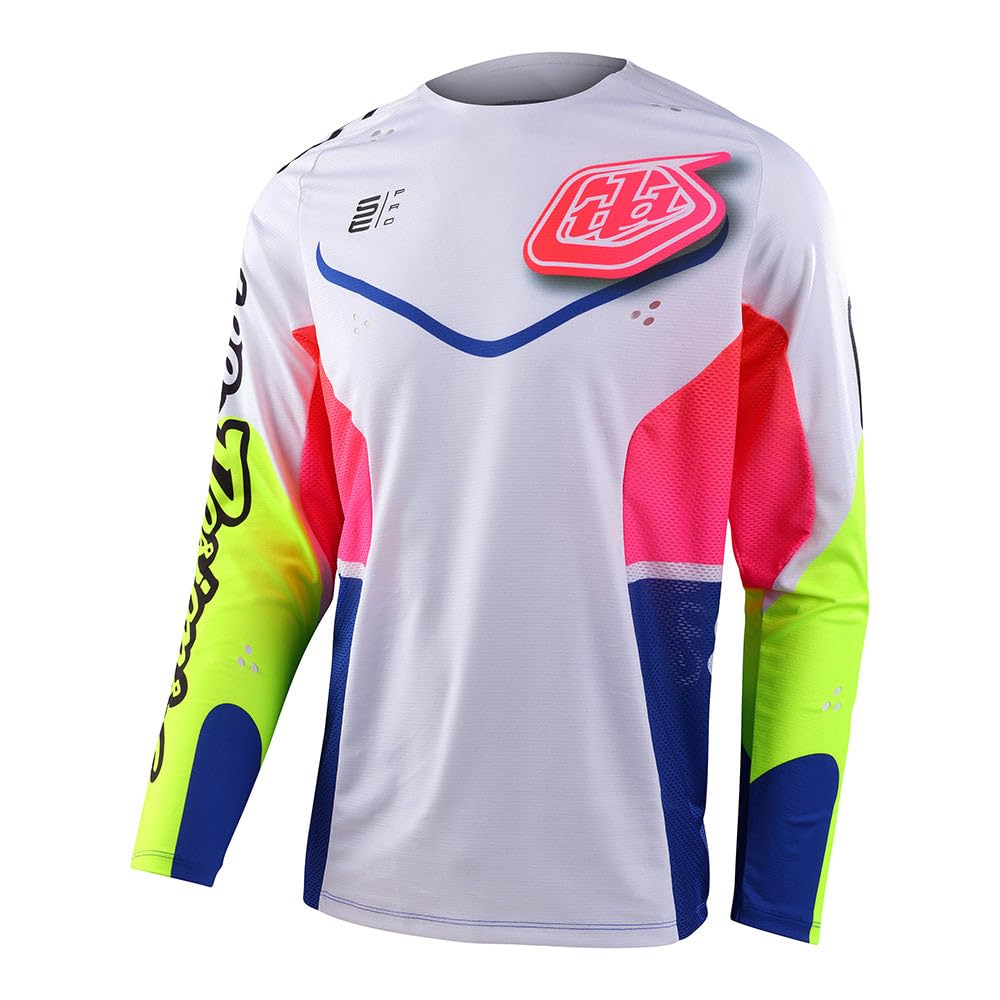 Troy Lee Designs Herren Se Pro Motocross-Trikot, Bianco,