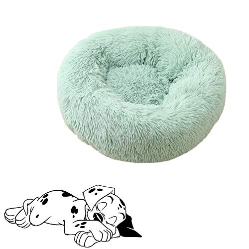 Rysmliuhan Shop hundebett kleine Hunde hundebett Grosse Hunde Katzen Donut Bett Donut Hundebett Luxus Hundebett Hundekomfortbett Haustiernest Fruit Green,80cm/31.5in