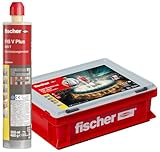 fischer Hochleistungsmörtel FIS V Plus 300 T im praktischen Handwerkerkoffer, wetterfester Injektionsmörtel, der kraftvolle Universalmörtel für Beton und Mauerwerk, 10 Kartuschen à 300 ml