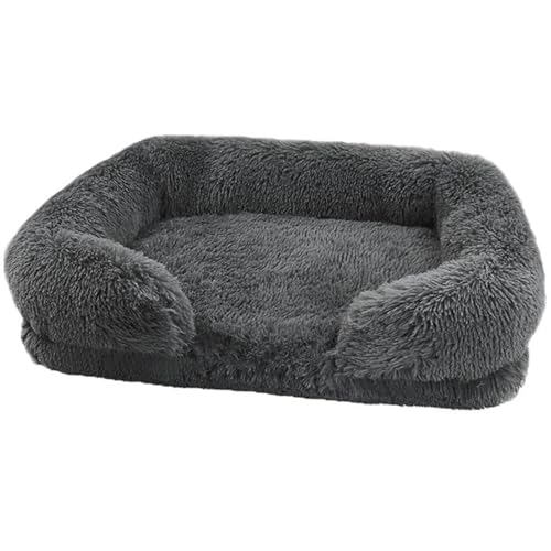 YAPAILANG Hundebett, Kratzmatte, kreatives Haustierbett, abnehmbares Kissen, Nest für Hunde und Katzen, weiches Plüsch, bequemes Sofa, mehrere Größen und Farben