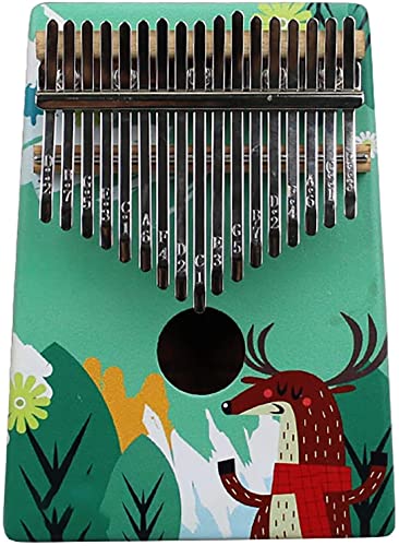 Kalimba Daumen-Qin, Daumenklavier, Fingerklavier | 17|| 21 Tasten Kalimba, traditionelles Musikinstrument, Taschen-Daumenfingerklavier, Mbira-Klavier for Musikliebhaber, (18 cm x 13 cm), 17 Noten F (F