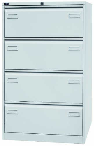 Bisley hängeregistraturschrank light, 2-bahnig - 4 schübe, din a4 -