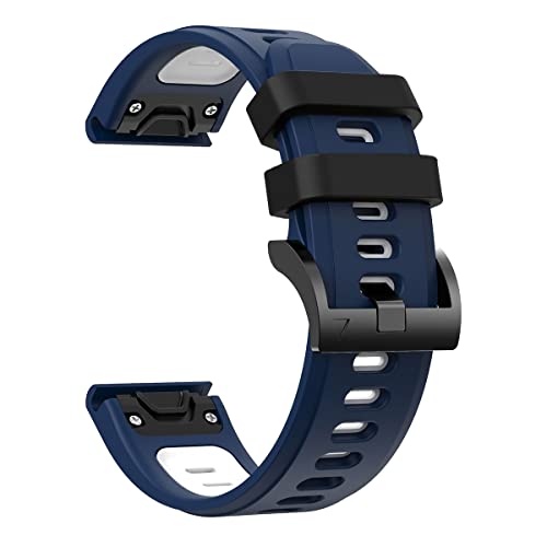 OPKDE 22 x 26 mm Smartwatch-Herrenarmband für Garmin Fenix 7, 7X, 6, 6X, Pro, 5X, 5 Plus, Epix, Schnellverschluss, offizielles Silikon-Armband, For Forerunner 945 935, Achat