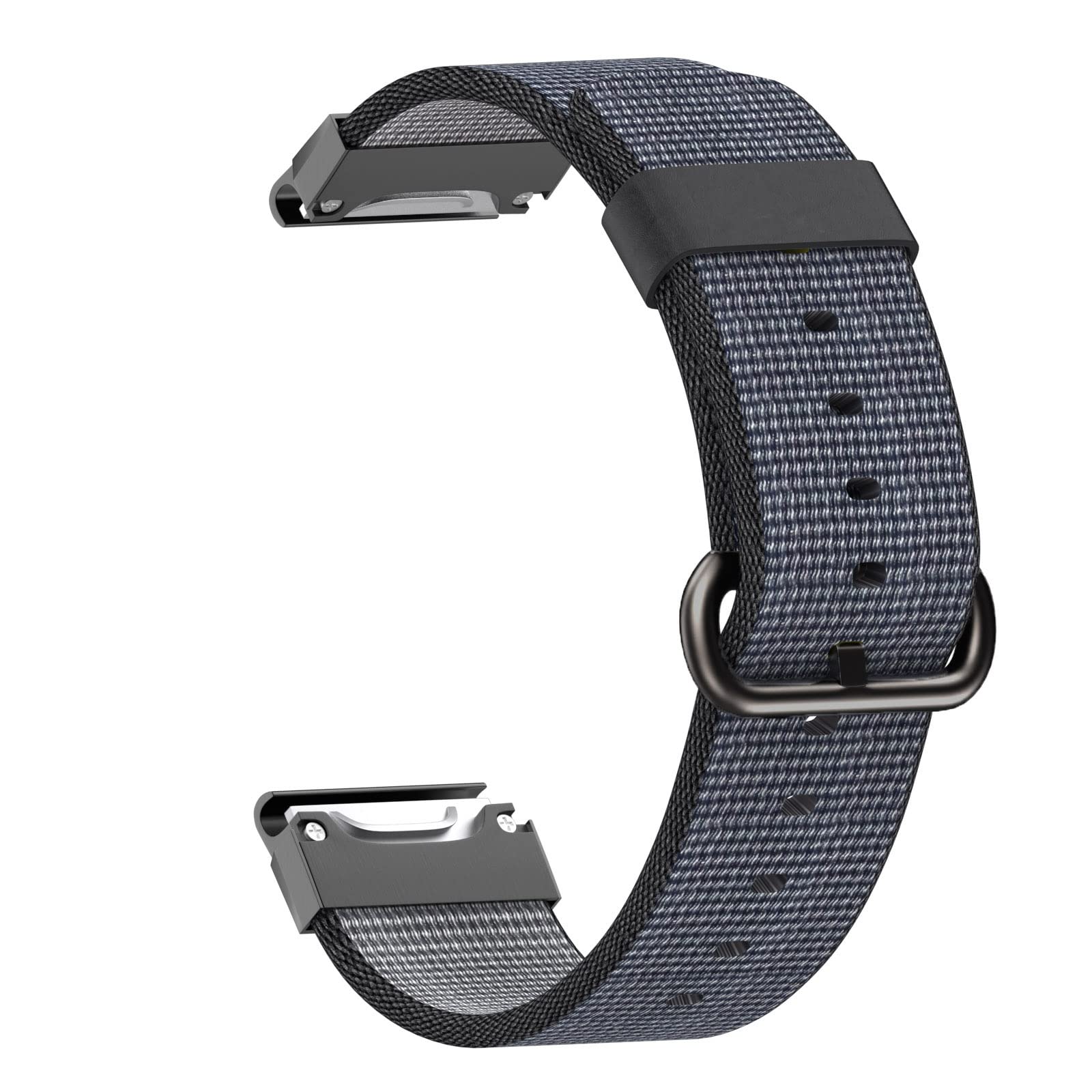 OPKDE 22 mm Nylon-Uhrenarmband für Garmin Fenix 6, 6X, Pro, 5X, 5 Plus, Forerunner 935, 945, S60, S62, Quatix5, Schnellverschluss, einfach anzubringen, 22mm Fenix 6, Achat