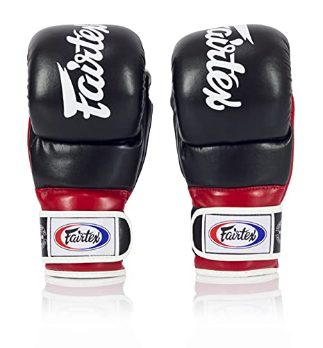 Fairtex FGV18 Muay Thai Boxhandschuhe für Herren, Damen und Kinder | MMA Handschuhe für Kampfsport | Hergestellt aus Mikrofaser ist Premium-Qualität, geringes Gewicht und stoßdämpfende Boxhandschuhe