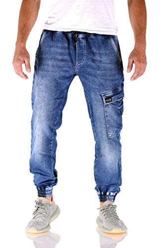 Big Seven Rick Super Flex Jogger Dark Vintage Herren Jeans, Hosengröße:W38/L34