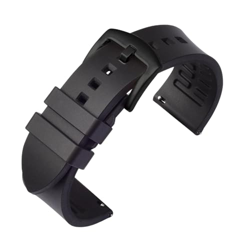 SpaRcz Ersatz-Uhrenarmband aus Fluorkautschuk, 19-24mm, Farbe 2, 21mm