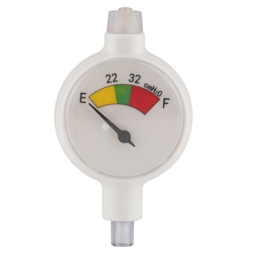 Haztholf Manometer zur Intubation, Anästhetik, weiß, für Haustiere, wiederverwendbar