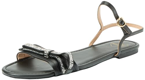 Love Moschino Damen Ja16201g0iie0000 Sandale, Schwarz, 35 EU