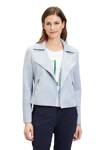 Cartoon Damen Blazer-Jacke mit offenem Saum Blue Blizzard,36