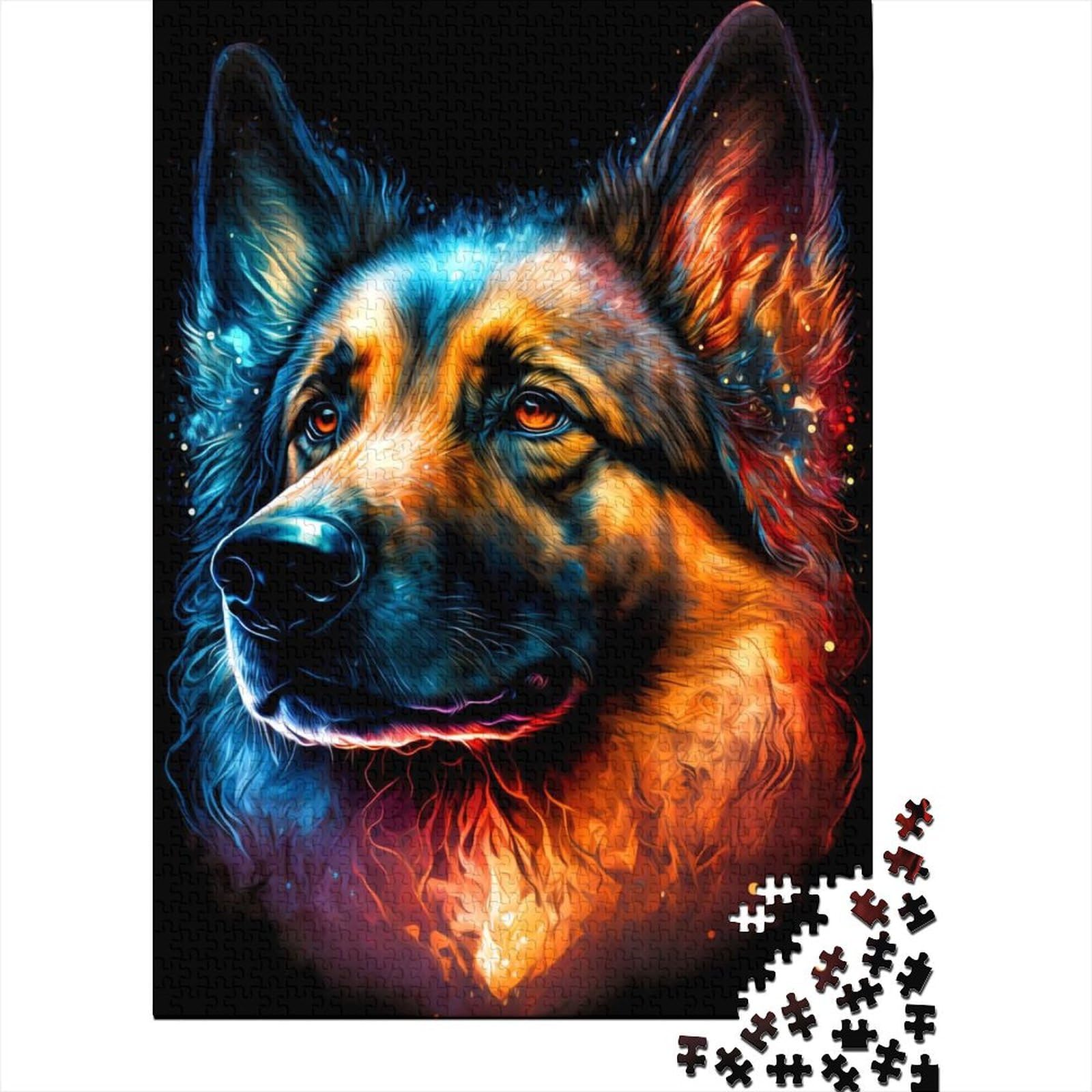 Shepherd-Puzzles, Puzzles für Erwachsene und Teenager, schwierige, anspruchsvolle Puzzles mit 1000 Teilen, dekomprimierendes, intellektuelles Lernspielzeug, 75 x 50 cm