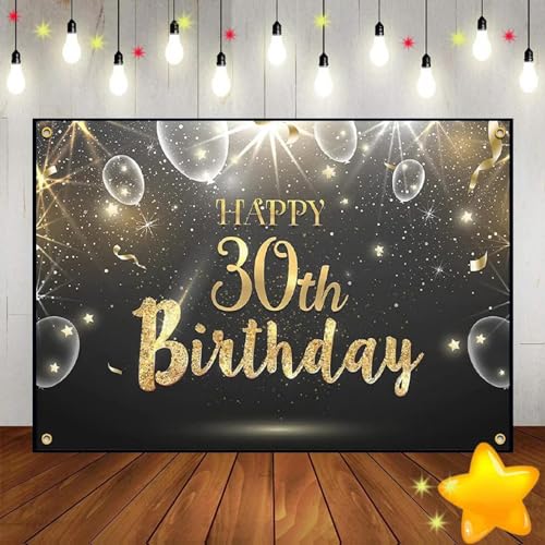 Alles Gute zum 30. Geburtstag Foto Jung Cust Hintergrund Spiel Fotografie Dekoration Mädchen Banner Mann Prinzessin 300x200cm