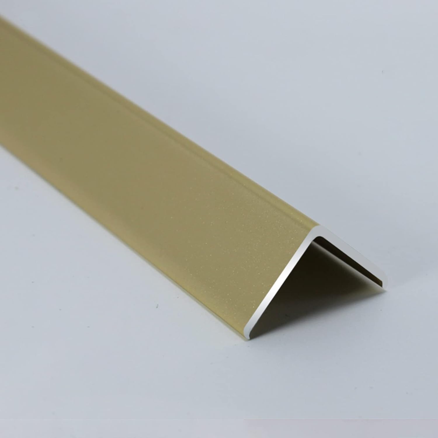 Gold/Schwarz/Silber Wandkantenschutz, Selbstklebende Aluminium-Eckenschutz-Wandverkleidung, Eckschutz-Kantenverkleidung für Boden/Treppe/Stufe/Tür,A-3cm,180cm