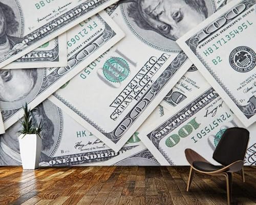 Hintergrundabzug In United States Dollars 3D Tapete Poster Restaurant Schlafzimmer Wohnzimmer Sofa TV Dekorative Wand-200cm×140cm