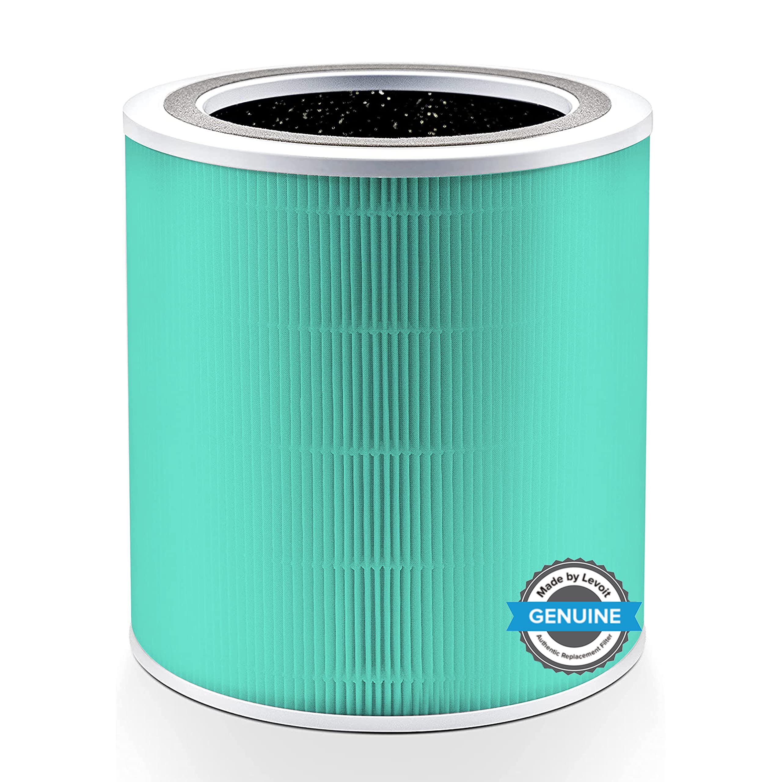 LEVOIT Core 400S Toxin Ersatzfilter gegen 99,97% von Luftverschmutzung Abgas,3-IN-1 HEPA Filter für Raucher Allergiker, hocheffizienter Aktivkohlefilter und Vorfilter, Core 400S-RF-TX, Grün