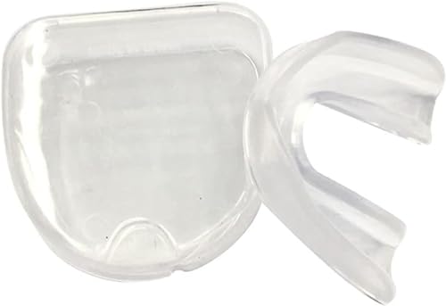 Mundschutz Sport, Sportmundschutz Mundschutz, Mundschutz for Kinder/Erwachsene Sport, Sportlicher Mundschutz for Fußball, Basketball, Boxen /545 (Color : Transparent, Size : Small)