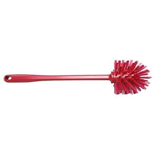 Maya Professional Tools 57159-3 Wolfbürste mit Stiel, harte Borsten, FBK/Lebensmittelhygiene, 90 mm x 80 mm x 370 mm, Rot