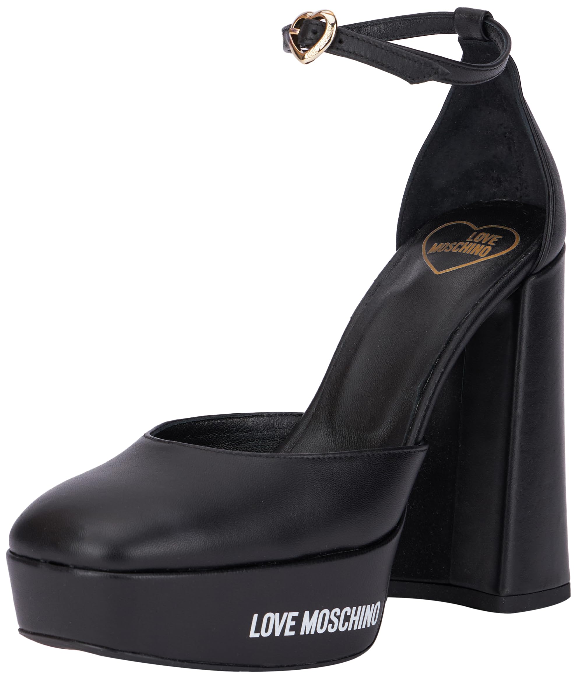 Love Moschino Damen Ja1028cg1lie0000 Sandalen Absatz, Schwarz, 43 EU