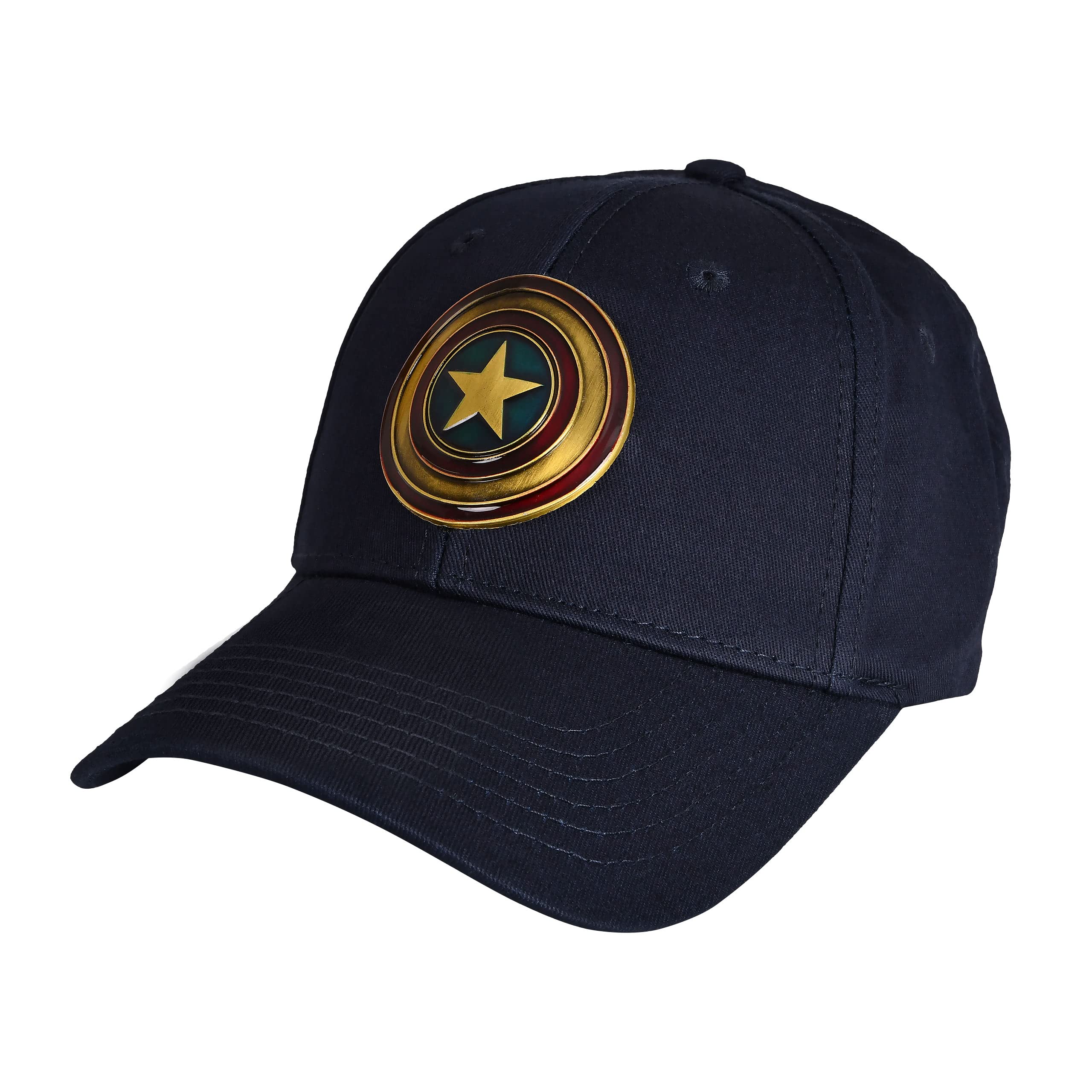 cotton division Captain America Basecap Shield Metall Logo Marvel Baumwolle blau