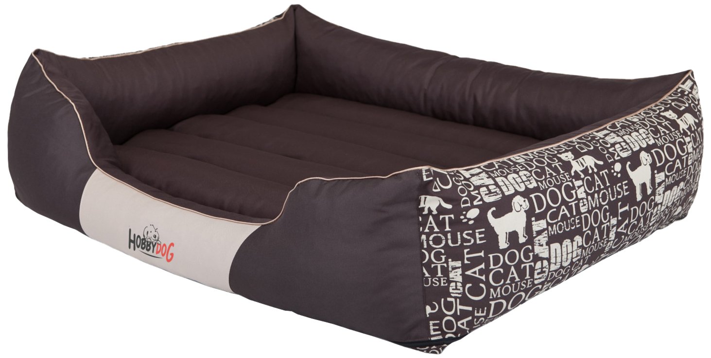 Hobbydog PRENAP11 Hundebett Hundesofa Hundekorb Tierbett Prestige Untertitel, Größe XL, 85 x 65 cm, braun