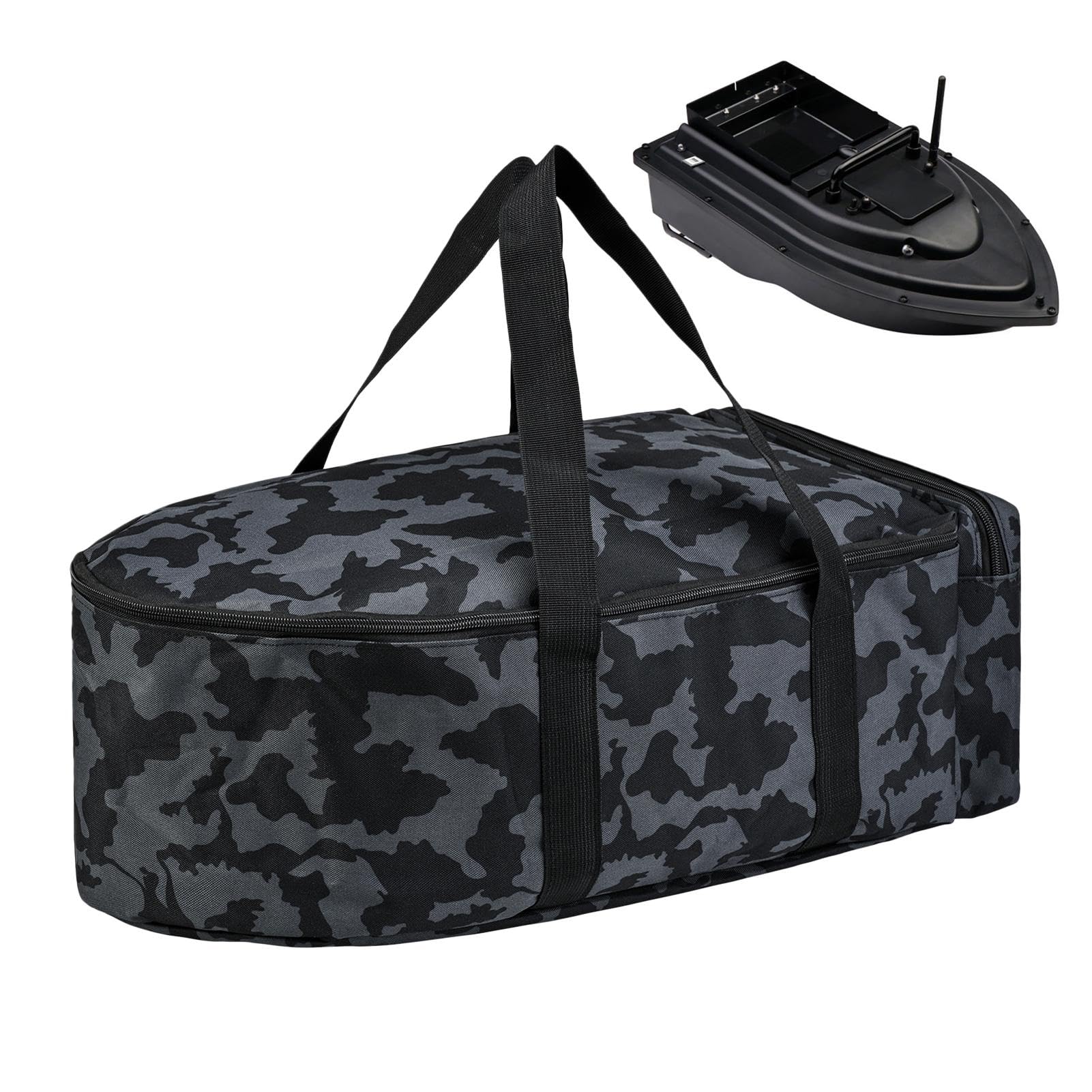 Weppduk Angeltaschen, Soft Tackle Box - Tackle Bag Angelausrüstung Köderboot Heavy Duty - Praktischer, tragbarer, verschleißfester Angel-Organizer zum Angeln, Wandern, Jagen