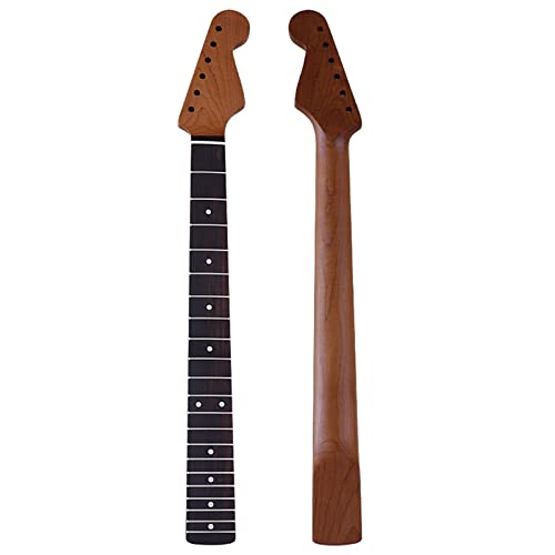 Für ST-Gitarrenhals E-Gitarrenhals Aus Kanadischem Flammenahornholz 21F 22F Hals Für E-Gitarre Gitarre Hals Ersatz (Color : M15 Matte Finish)