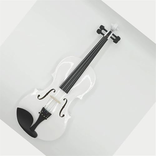 Standard Violine Holzgeige Mit Geigenkasten Und Geigenbogen Von Musikinstrument Und Teile 4/4(White)