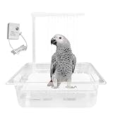 Haustier-Badewanne für Vögel, Papageien, automatische Vogel-Badewanne, automatischer Vogel-Badewannenbehälter, multifunktionales Vogel-Badewannenspielzeug, Badewannen-Box, kleine Wannenschüssel mit