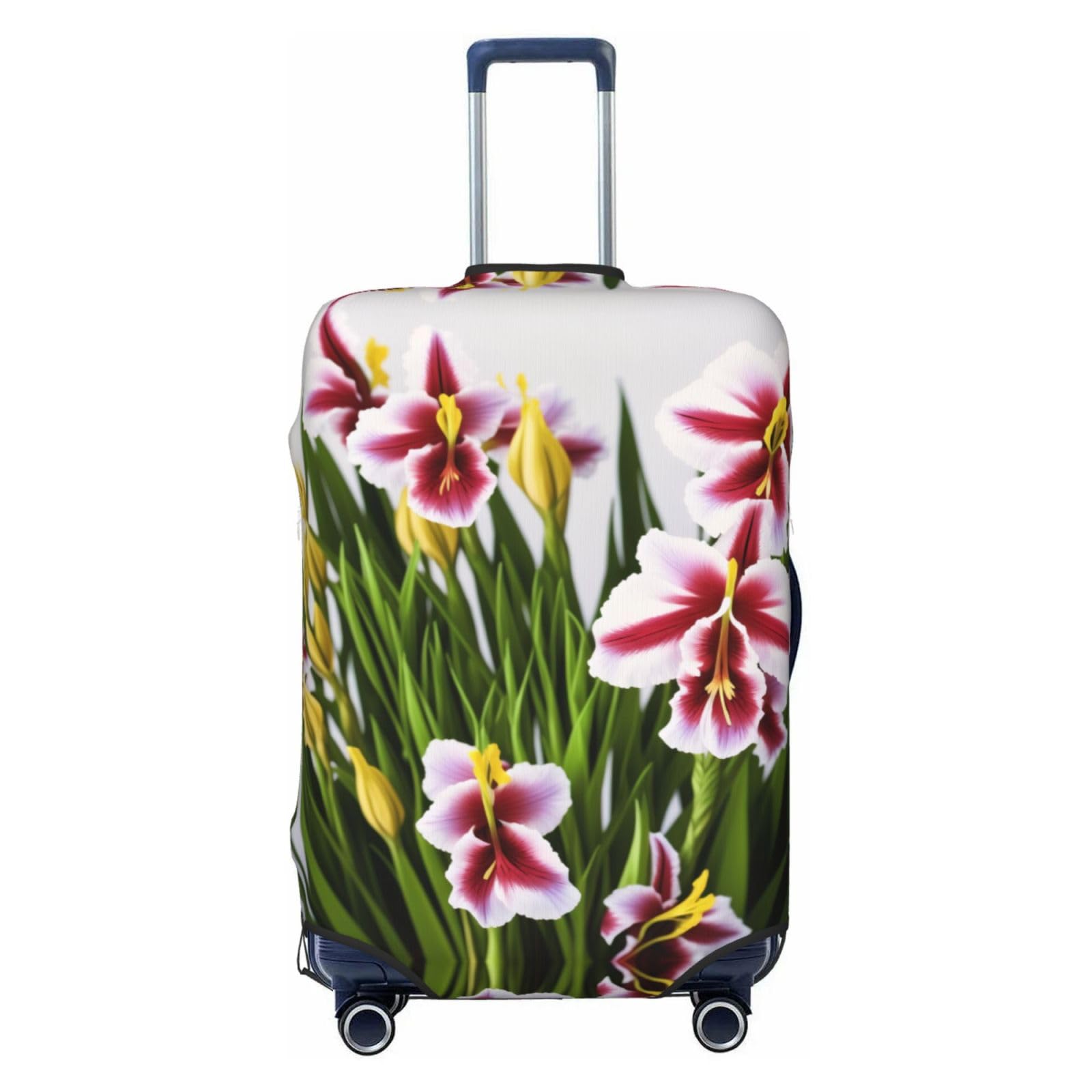 Miniks Gladiolus Reisegepäckabdeckung, robuster Koffer-Schutz, passend für 45,7 - 81,3 cm große Gepäckstücke, Größe XL, Schwarz, X-Large