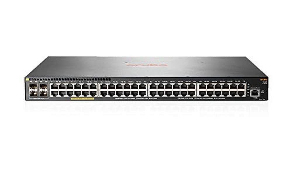 Hewlett Packard Enterprise Aruba 2540 48G Poe + 4SFP + Gestito L2 Gigabit-Ethernet (10/100/1000) Grigio 1U-Unterstützung für Power Over Ethernet (Poe)