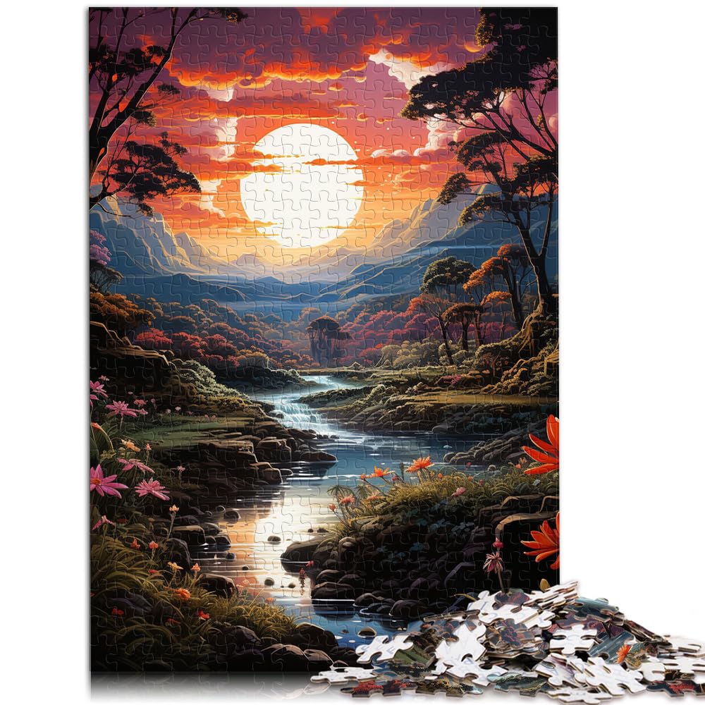 Puzzle für dichten Dschungel, 1000 Teile, Puzzle aus Holz, Spielzeug, Puzzle, Lernspiele, Stressabbau-Puzzle, 1000 Teile (50 x 75 cm)