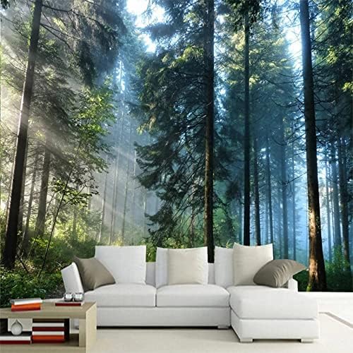 Vintage Waldlandschaft 3D Tapeten Wanddekoration Fototapete Sofas Wohnzimmer Wandbild Schlafzimmer-400cm×280cm