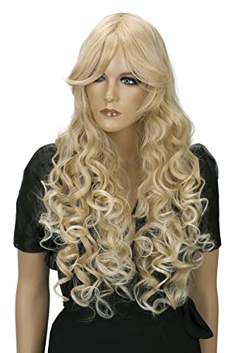 CAISHA by PRETTYSHOP Perücke Fasching Karneval Cosplay Partyperücke Langhaar Blond Mix PP5