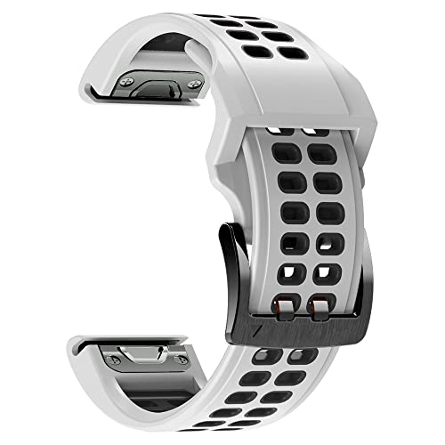 NEYENS 22 mm Silikon-Uhrenarmband für Garmin Fenix 7 6 5 Armband Forerunner 935 945 Uhrenarmband Fenix6 Pro Fenix5 Plus Gürtel, 22mm For Fenix 6 6Pro, Achat