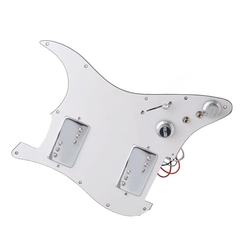 Standard-Pickguard-Tonabnehmer E-Gitarren-Schlagbrett-Tonabnehmer, exquisites silbernes Zubehör, sechssaitiger Humbucker-Tonabnehmer